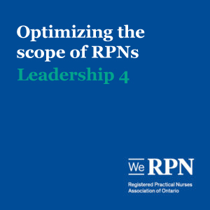 Leadership 4 – Optimizing the scope of RPNs