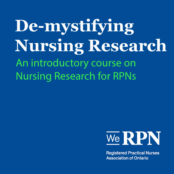 De-mystifying Nursing Research