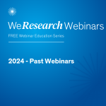 WeResearch Webinars 2024