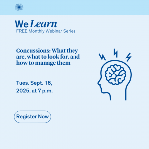 Non-Member Registration -WeLearn Webinar -Concussions: What they are, what to look for, and how to manage them September 16, 2025 @7pm