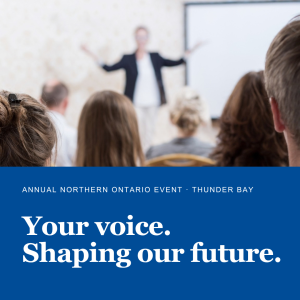 Your Voice. Shaping Our Future. - Thunder Bay